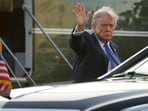President Donald Trump arrives at Leesburg Executive Airport on Marine One in Leesburg, Va., Thursday, April 24, 2025, en route to Trump National Golf Club Washington DC in Sterling, Va. (AP Photo/Jacquelyn Martin) President Donald Trump arrives at Leesburg Executive Airport on Marine One in Leesburg, Va., Thursday, April 24, 2025, en route to Trump National Golf Club Washington DC in Sterling, Va. (AP Photo/Jacquelyn Martin)