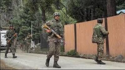 A search is on in the Chatroo area of Kishtwar, Triyath area of Rajouri district, adjoining areas of Lakhanpur in Kathua district, and Lasana of Poonch district. (HT representative)