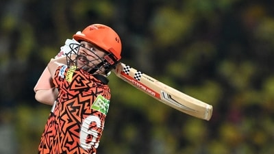 SRH's much-feared opening combination of Travis Head and Abhishek Sharma has largely fallen flat this season and it was no different at the Chepauk Stadium. (AFP) SRH's much-feared opening combination of Travis Head and Abhishek Sharma has largely fallen flat this season and it was no different at the Chepauk Stadium. (AFP)