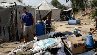 The UN's World Food Programme issued a warning on Friday that it has run out of food supplies in war-torn Gaza, where Israel has barred humanitarian aid since March 2. (REUTERS)