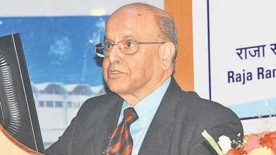 K Kasturirangan had been unwell for some time. In 2023, he was admitted to a hospital in Bengaluru after being airlifted from Sri Lanka where he suffered a heart attack. Since then, he had reduced his public engagements. (HT Phot)