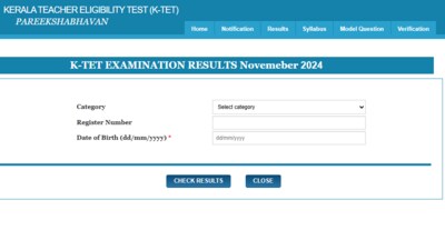 KTET Results 2025 have been declared at ktet.kerala.gov.in. The direct link to download is given here. KTET Results 2025 have been declared at ktet.kerala.gov.in. The direct link to download is given here.