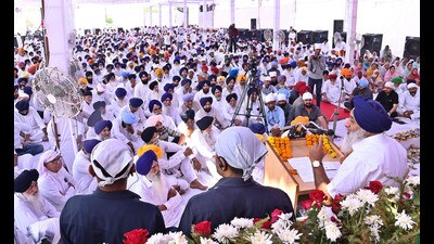 Lauding the Centre government’s decision to open Parkash Singh Badal Skill India Centre, Shiromani Akali Dal (SAD) president Sukhbir Singh Badal said on Friday that the SAD patriarch was a true mass leader with a futuristic vision. (Sanjeev Kumar/HT)