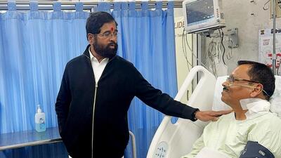 Maharashtra Deputy Chief Minister Eknath Shinde enquires about the well-being of Subodh Patil, a resident of Kamothe, who was injured in the Pahalgam Terror Attack (Eknath Shinde-X) Maharashtra Deputy Chief Minister Eknath Shinde enquires about the well-being of Subodh Patil, a resident of Kamothe, who was injured in the Pahalgam Terror Attack (Eknath Shinde-X)