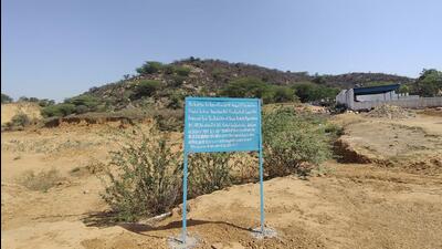 Mangar, spread over 4,262 acres (of which 3,810 acres is hill area), is among the most biodiversity rich areas of the Aravallis in NCR. Within Mangar village, Mangar Bani is NCR’s most sacred grove, and possibly the only patch of primary forest in the region; (above) the IT dept attachment board. Mangar, spread over 4,262 acres (of which 3,810 acres is hill area), is among the most biodiversity rich areas of the Aravallis in NCR. Within Mangar village, Mangar Bani is NCR’s most sacred grove, and possibly the only patch of primary forest in the region; (above) the IT dept attachment board.