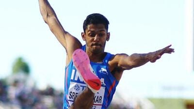 Murali Sreeshankar is yet to return to competitions after his knee surgery. (REUTERS) Murali Sreeshankar is yet to return to competitions after his knee surgery. (REUTERS)