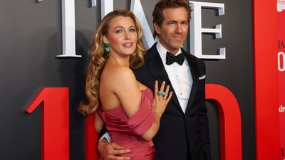 Blake Lively and Ryan Reynolds attend the TIME100 gala, celebrating the magazine’s annual list of the 100 Most Influential People in the World, in New York City, U.S., April 24, 2025. REUTERS/Kylie Cooper (REUTERS)