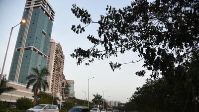 Navi Mumbai, India - March 22, 2019: NMMC to install separate irrigation system along Palm Beach road. They are planning to beautify the road by developing small gardens and planting trees on the sides and the dividers in Navi Mumbai, India, on Friday, March 22, 2019. (Photo by Bachchan Kumar/ Hindustan Times) (Hindustan Times) Navi Mumbai, India - March 22, 2019: NMMC to install separate irrigation system along Palm Beach road. They are planning to beautify the road by developing small gardens and planting trees on the sides and the dividers in Navi Mumbai, India, on Friday, March 22, 2019. (Photo by Bachchan Kumar/ Hindustan Times) (Hindustan Times)