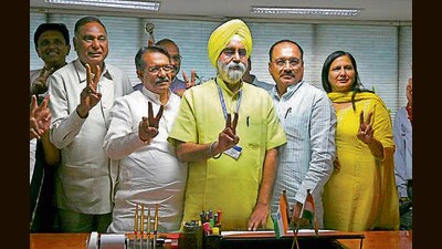 Newly-elected Delhi mayor Raja Iqbal Singh. (Sanjeev Verma/HT Photo) Newly-elected Delhi mayor Raja Iqbal Singh. (Sanjeev Verma/HT Photo)