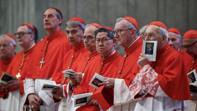 Catholic cardinals who arrived in Rome following Pope Francis's passing acknowledged feeling a little uneasy about the duty of selecting his successor and started outlining their expectations for the next head of state. (REUTERS)