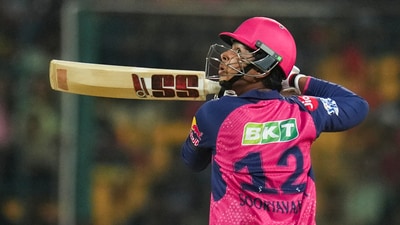 Rajasthan Royals' Vaibhav Suryavanshi plays a shot. (PTI) Rajasthan Royals' Vaibhav Suryavanshi plays a shot. (PTI)