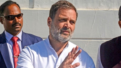 Congress leader Rahul Gandhi visited Srinagar, and met with the survivors of the Pahalgam terror attack. (PTI) Congress leader Rahul Gandhi visited Srinagar, and met with the survivors of the Pahalgam terror attack. (PTI)
