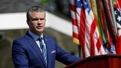 US Defence Secretary Pete Hegseth (Getty Images via AFP) US Defence Secretary Pete Hegseth (Getty Images via AFP)