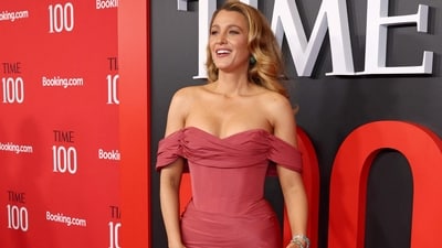 NEW YORK, NEW YORK - APRIL 24: Blake Lively attends the 2025 Time100 Gala at Jazz at Lincoln Center on April 24, 2025 in New York City. Cindy Ord/Getty Images/AFP (Photo by Cindy Ord / GETTY IMAGES NORTH AMERICA / Getty Images via AFP) (Getty Images via AFP) NEW YORK, NEW YORK - APRIL 24: Blake Lively attends the 2025 Time100 Gala at Jazz at Lincoln Center on April 24, 2025 in New York City. Cindy Ord/Getty Images/AFP (Photo by Cindy Ord / GETTY IMAGES NORTH AMERICA / Getty Images via AFP) (Getty Images via AFP)
