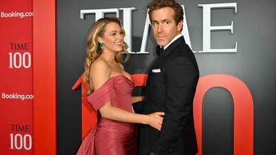 US actress Blake Lively (L) and husband Canadian-US actor Ryan Reynolds attend the 2025 TIME100 gala at The Jazz at Lincoln Center in New York, April 24, 2025. TIME�s annual TIME100 Next list recognizes 100 individuals who are defining the next generation of leadership � Artists, Phenoms, Leaders, Advocates and Innovators � poised to make the climb and in doing so, make history. (Photo by ANGELA WEISS / AFP) (AFP) US actress Blake Lively (L) and husband Canadian-US actor Ryan Reynolds attend the 2025 TIME100 gala at The Jazz at Lincoln Center in New York, April 24, 2025. TIME�s annual TIME100 Next list recognizes 100 individuals who are defining the next generation of leadership � Artists, Phenoms, Leaders, Advocates and Innovators � poised to make the climb and in doing so, make history. (Photo by ANGELA WEISS / AFP) (AFP)