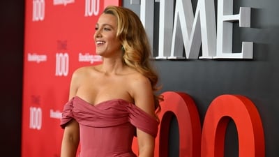 US actress Blake Lively attends the 2025 TIME100 gala at The Jazz at Lincoln Center in New York, April 24, 2025. TIME�s annual TIME100 Next list recognizes 100 individuals who are defining the next generation of leadership � Artists, Phenoms, Leaders, Advocates and Innovators � poised to make the climb and in doing so, make history. (Photo by ANGELA WEISS / AFP) (AFP) US actress Blake Lively attends the 2025 TIME100 gala at The Jazz at Lincoln Center in New York, April 24, 2025. TIME�s annual TIME100 Next list recognizes 100 individuals who are defining the next generation of leadership � Artists, Phenoms, Leaders, Advocates and Innovators � poised to make the climb and in doing so, make history. (Photo by ANGELA WEISS / AFP) (AFP)
