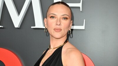 Actor Scarlett Johansson attends the 2025 TIME100 gala at The Jazz at Lincoln Center in New York on April 24, 2025 wearing black. (AFP) Actor Scarlett Johansson attends the 2025 TIME100 gala at The Jazz at Lincoln Center in New York on April 24, 2025 wearing black. (AFP)