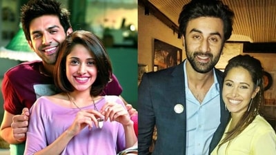 Nushrratt Bharuccha with Kartik Aaryan in Pyaar ka Punchnama 2; Her with Ranbir Kapoor Nushrratt Bharuccha with Kartik Aaryan in Pyaar ka Punchnama 2; Her with Ranbir Kapoor