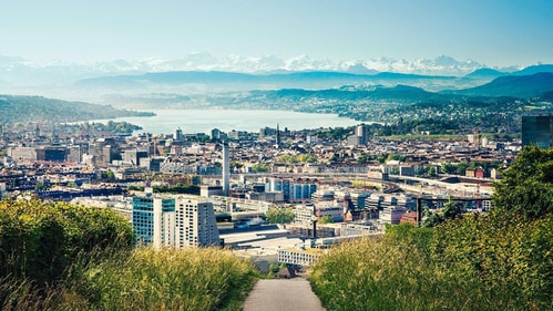 Waid Vantage Point offers one of the most amazing panoramic views of Zurich from atop Käferberg. Waid Vantage Point offers one of the most amazing panoramic views of Zurich from atop Käferberg.