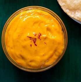 Aamras with Saffron and Ghee (Internet)