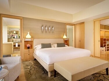 Park Hyatt Zurich delivers contemporary luxury with spacious interiors, a renowned gourmet restaurant, and an exclusive wellness centre.