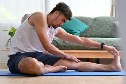 Do stretching exercises. (Shutterstock) Do stretching exercises. (Shutterstock)