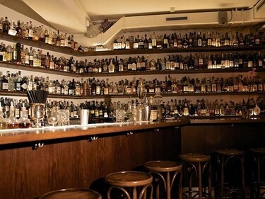 Whiskey lovers rejoice! Old Crow Bar boasts a rare selection of over 1,500 spirits from around the world.