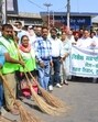 Ludhiana Central MLA Ashok Prashar Pappi during a cleanliness drive in his constituency on Friday. (HT Photo) Ludhiana Central MLA Ashok Prashar Pappi during a cleanliness drive in his constituency on Friday. (HT Photo)