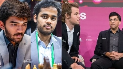 Viswanathan Anand had a warning for Magnus Carlsen, ahead of the upcoming Norway Chess, where even D Gukesh and Arjun Erigaisi will participate. Viswanathan Anand had a warning for Magnus Carlsen, ahead of the upcoming Norway Chess, where even D Gukesh and Arjun Erigaisi will participate.