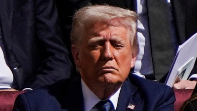 US President Donald Trump on Friday claimed that tensions on the India Pakistan border had been going on for 1,500 years. (REUTERS)