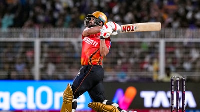 Prabhsimran Singh registered his highest score of the IPL 2025 season as he smashed 83 runs with the help of 6 fours and as many sixes. (PTI) Prabhsimran Singh registered his highest score of the IPL 2025 season as he smashed 83 runs with the help of 6 fours and as many sixes. (PTI)