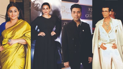 Photos of Vidya Balan and Karan Johar before and after weight loss Photos of Vidya Balan and Karan Johar before and after weight loss