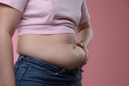 Excess body fat can lead to depressive symptoms. (Shutterstock) Excess body fat can lead to depressive symptoms. (Shutterstock)