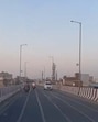Pakhowal road railway overbridge (ROB) was made two-way by the traffic police in Ludhiana on Saturday. (HT Photo)