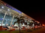 Security teams have been deployed at the Thiruvananthapuram airport after the bomb threat. Security teams have been deployed at the Thiruvananthapuram airport after the bomb threat.