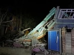 A two-storied residence of Adnan Shafi Dar, a terrorist affiliated to The Resistance Front (TRF), a proxy of Pakistan-based terrorist outfit Lashkar-e-Toiba, was razed in Melhura in Zainapora area of Shopian district A two-storied residence of Adnan Shafi Dar, a terrorist affiliated to The Resistance Front (TRF), a proxy of Pakistan-based terrorist outfit Lashkar-e-Toiba, was razed in Melhura in Zainapora area of Shopian district