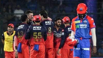 Batting was not a walk in the park for the Delhi Capitals and they were restricted by Royal Challengers Bengaluru to a score of 162/8 in 20 overs. Abishek Porel got them off to an explosive start but DC struggled to find momentum after he fell in the fourth over.&nbsp; (ANI)