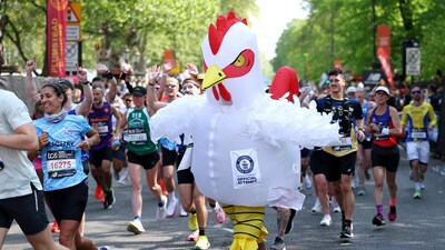 A runner in fancy dress during the London Marathon Action Images via Reuters/John Sibley (Action Images via Reuters)