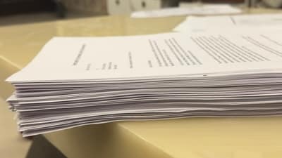 An Indian CEO shares a picture of his Schengen visa application documents (X/@kapildhama) An Indian CEO shares a picture of his Schengen visa application documents (X/@kapildhama)