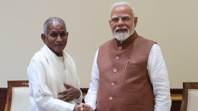 Ilaiyaraaja met PM Modi recently in Delhi. Ilaiyaraaja met PM Modi recently in Delhi.
