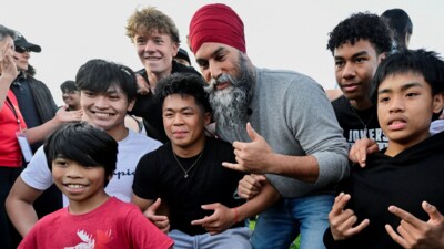 Jagmeet Singh was at the Lapu Lapu festival hours before the car-ramming incident on Saturday (AP) Jagmeet Singh was at the Lapu Lapu festival hours before the car-ramming incident on Saturday (AP)