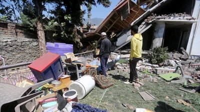 The ongoing action against suspected terrorists has evoked sharp reaction from political leaders in Jammu & Kashmir. (PTI) The ongoing action against suspected terrorists has evoked sharp reaction from political leaders in Jammu & Kashmir. (PTI)