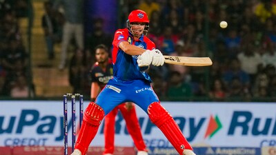 Tristan Stubbs' late charge helped push DC above the 150-run mark. Stubbs smashed 34 in 18 balls.&nbsp; (PTI)