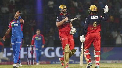 Tim David came in after Kohli's dismissal and obliviated any slender chances DC may have seen. He smashed a six and three fours off the first three balls, with one of those being off a no-ball, of the 19th over bowled by Mukesh Kumar and finished off the chase. David finished unbeaten on 19 off just five balls.&nbsp; (PTI)