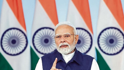 PM Modi urged people to download the Sachet app and get early alerts on natural disasters. (HT_PRINT) PM Modi urged people to download the Sachet app and get early alerts on natural disasters. (HT_PRINT)