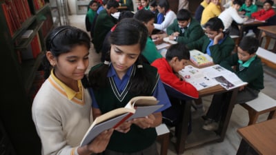 Syllabus rationalisation by the NCERT in its textbooks has been met with criticism from opposition parties which termed the revamp as “saffronisation” to suit the ruling party's agenda. (Representative image) (HT File)
