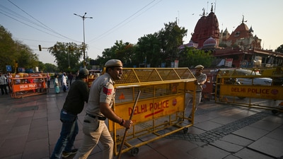 Harish was intercepted near Kakrola Ganda Nala by a police team on April 17, acting on a tip-off. (Representative image) (Photo by Sanchit Khanna/ Hindustan Times)