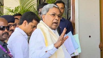 Karnataka Chief Minister Siddaramaiah has clarified his stance on war with Pakistan. (PTI) Karnataka Chief Minister Siddaramaiah has clarified his stance on war with Pakistan. (PTI)
