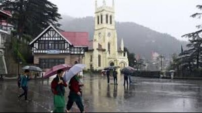 The India Meteorological Department (IMD) Shimla office has predicted light rainfall at a few places over Himachal Pradesh from May 1 to 3. (HT File)