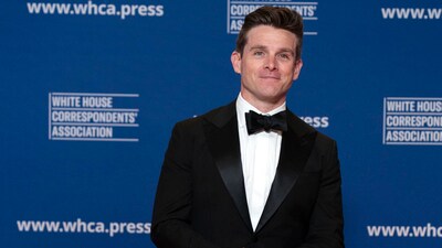 Phil Mattingly poses for photographers as he arrives at the annual White House Correspondents' Association Dinner in Washington, Saturday, April 26, 2025. (AP Photo/Jose Luis Magana) (AP) Phil Mattingly poses for photographers as he arrives at the annual White House Correspondents' Association Dinner in Washington, Saturday, April 26, 2025. (AP Photo/Jose Luis Magana) (AP)